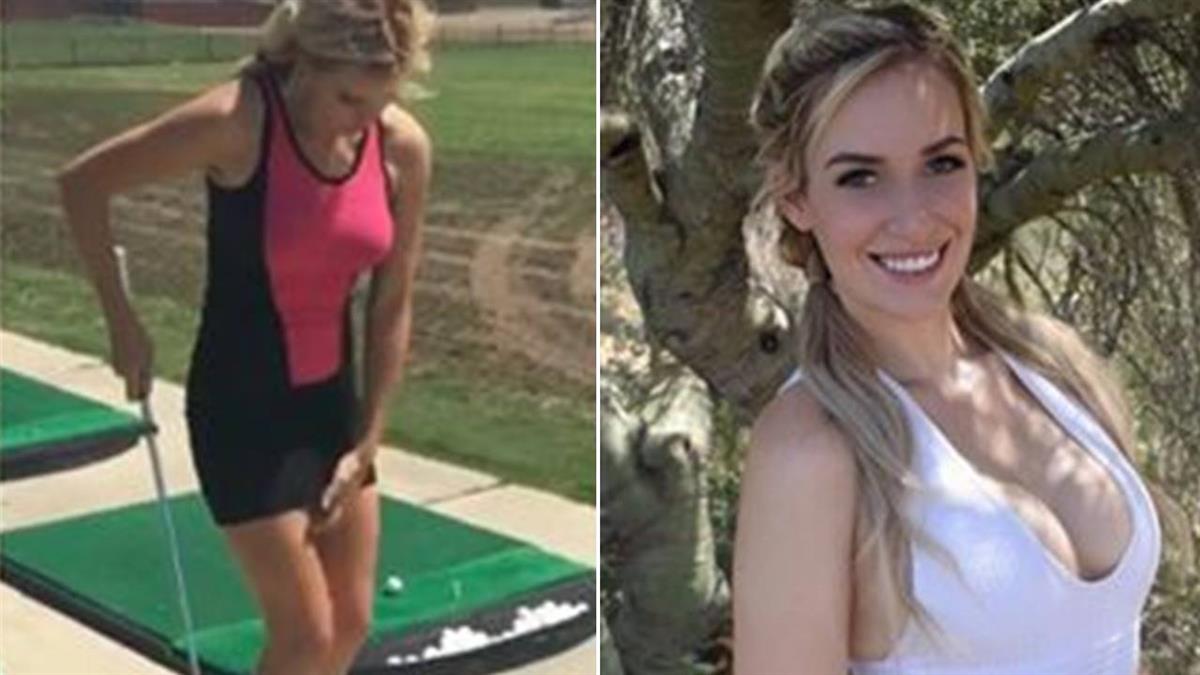 一桿進「洞」！小白球鑽火辣高球妹裙底 70萬網友暴動