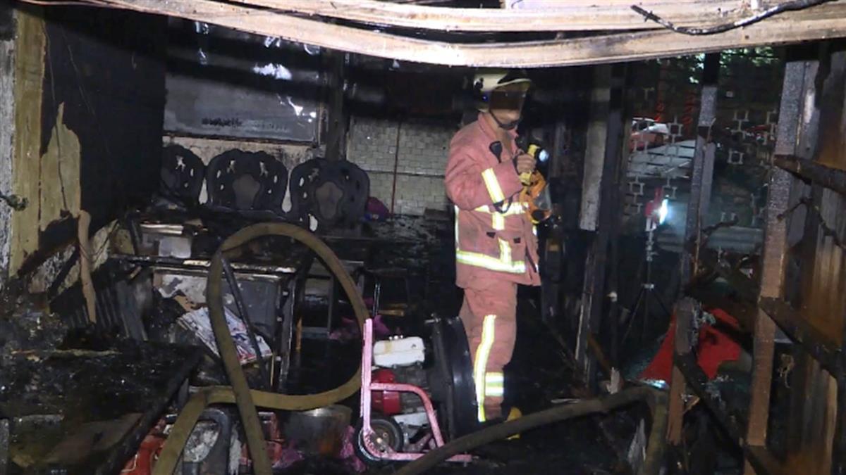 淡水宮廟清晨火警 無人傷亡