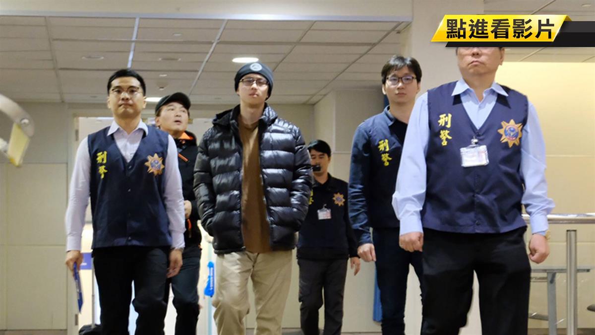 孫安佐20：05抵台直送士檢 沒上銬雙手插口袋