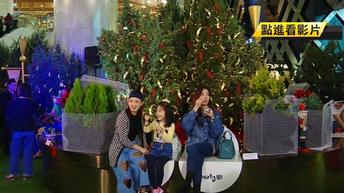 166棵柏樹移到台北101 耶誕節超有fu