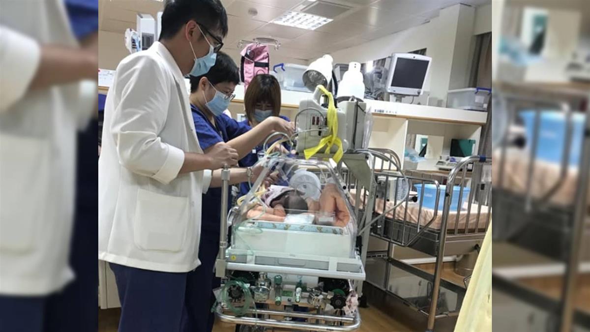 花蓮800g早產兒 奔167公里求生!3hrs到台大了
