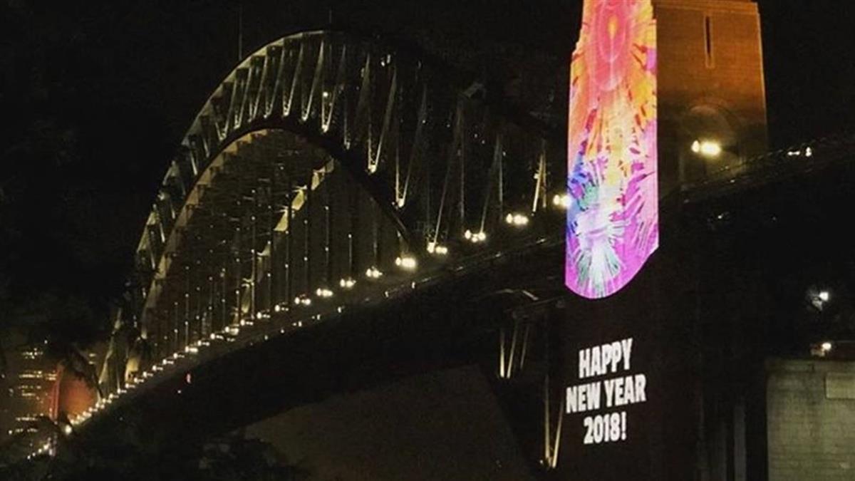 雪梨2019盛大煙火秀 搞錯年份惹笑話