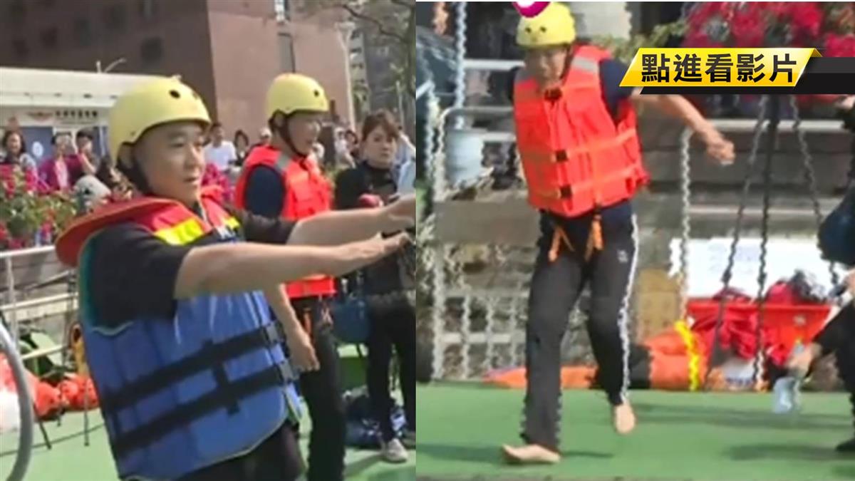 為西洋情人節試水溫 潘恆旭鍾小平花式跳愛河