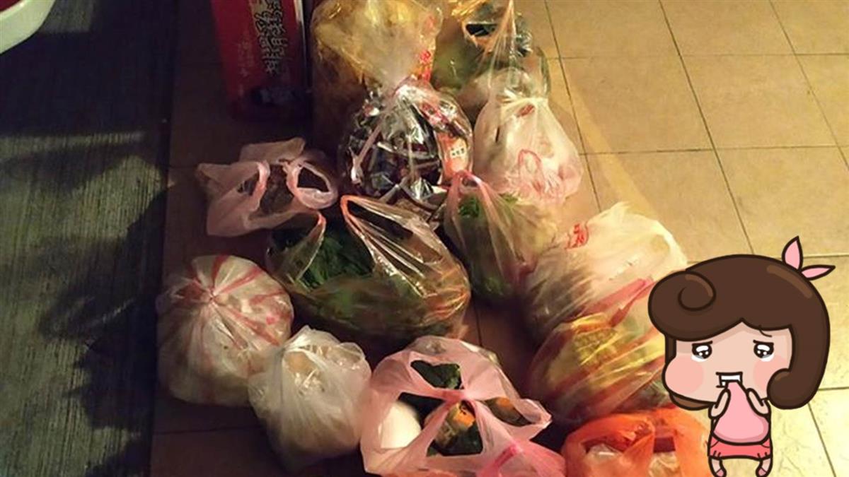 心疼兒北漂打拼!節儉媽豪買17袋愛心塞滿 逼哭網