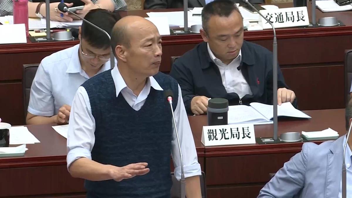 辭市長選總統?韓國瑜終鬆口 一句話回應