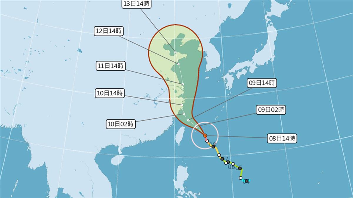 沖繩警戒中！ 強颱利奇馬進逼石垣島風強雨大