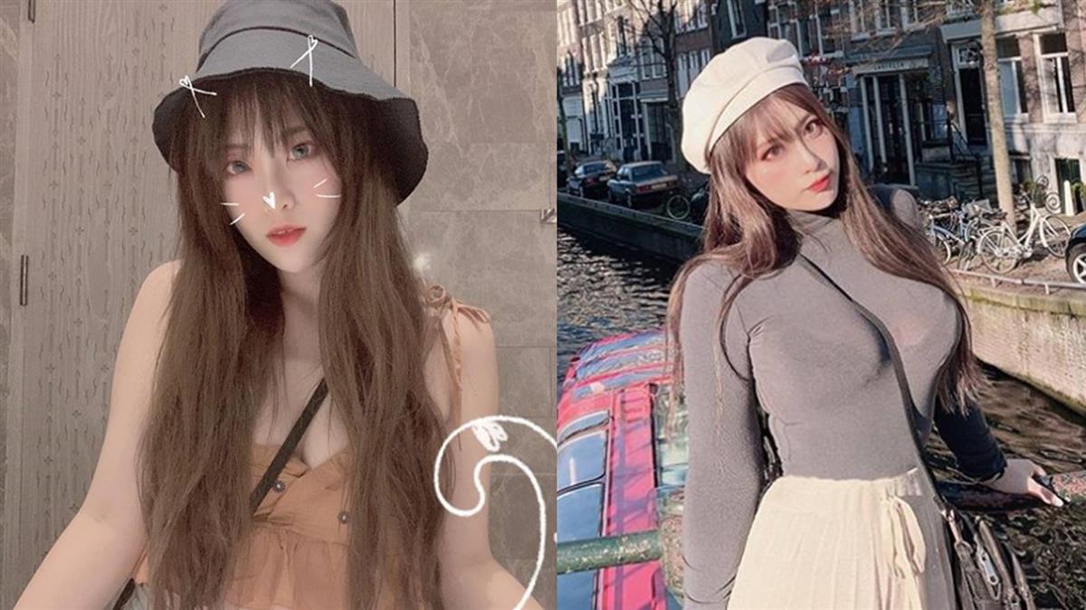 嫩模穿透膚蕾絲搭飛機 一個彎腰竟撐破