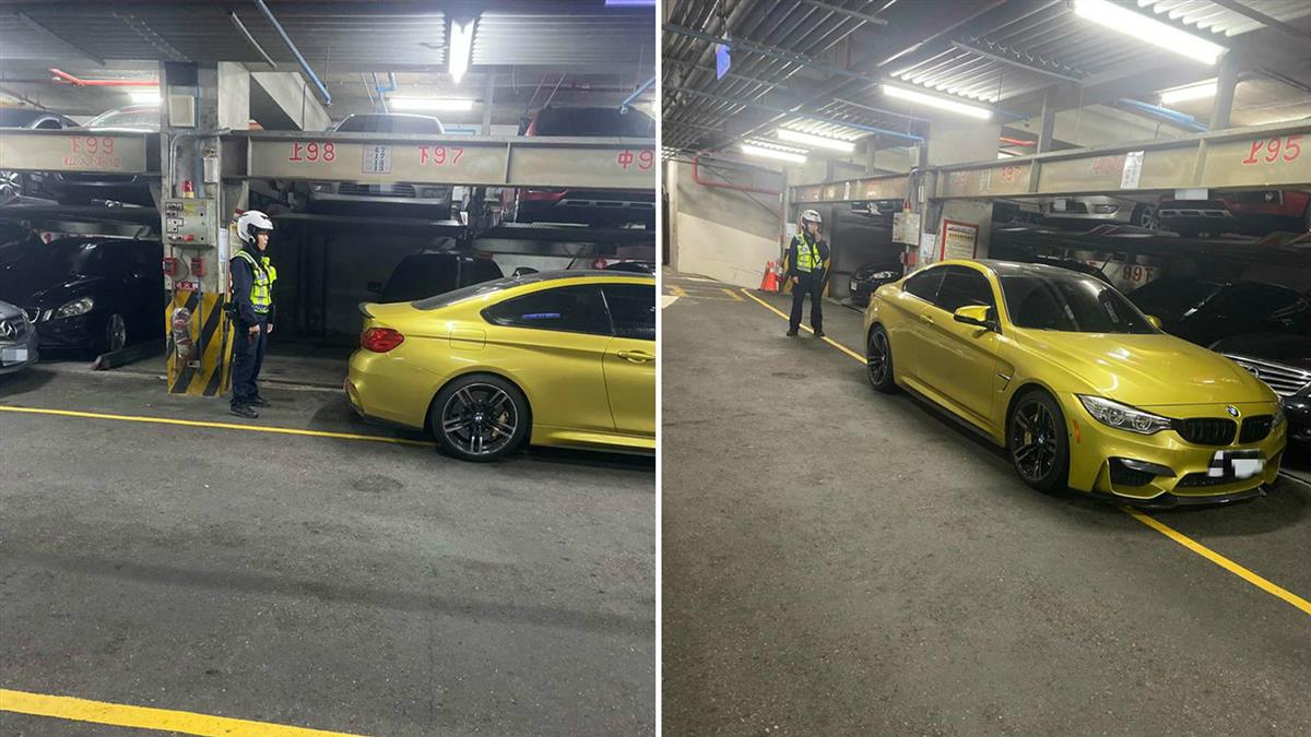 BMW停車場亂停占3格！她苦等20分氣炸