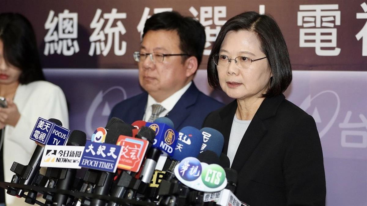 不能讓吳斯懷審!蔡英文稱反滲透法有急迫性