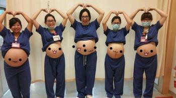 5個圓肚！護理師媽媽隊堅守ICU 照片曝光好催淚