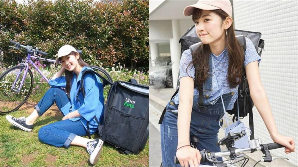 女神級外送員 騎腳踏車送餐…女團身分遭起底