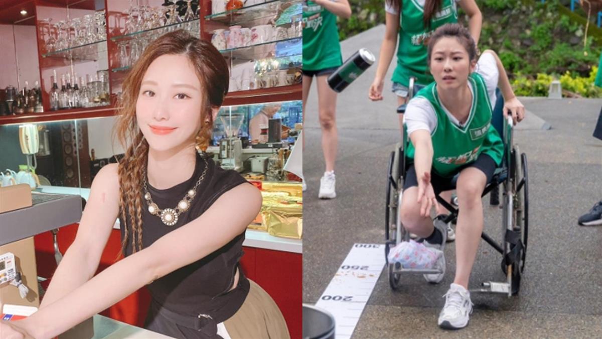 骨頭位移！張景嵐「韌帶撕裂」錄節目 痛喊：腳踝超晃