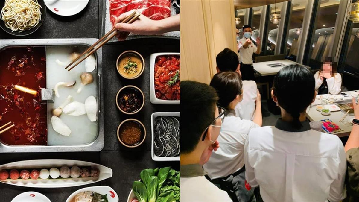 海底撈超狂服務！長髮妹剛分手…5員工包圍嗨唱分手快樂