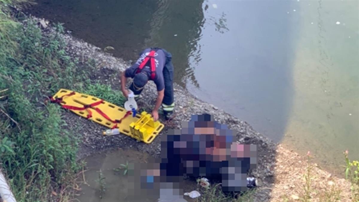 疑精神不濟！騎士自撞橋墩 一家3口墜10米河床