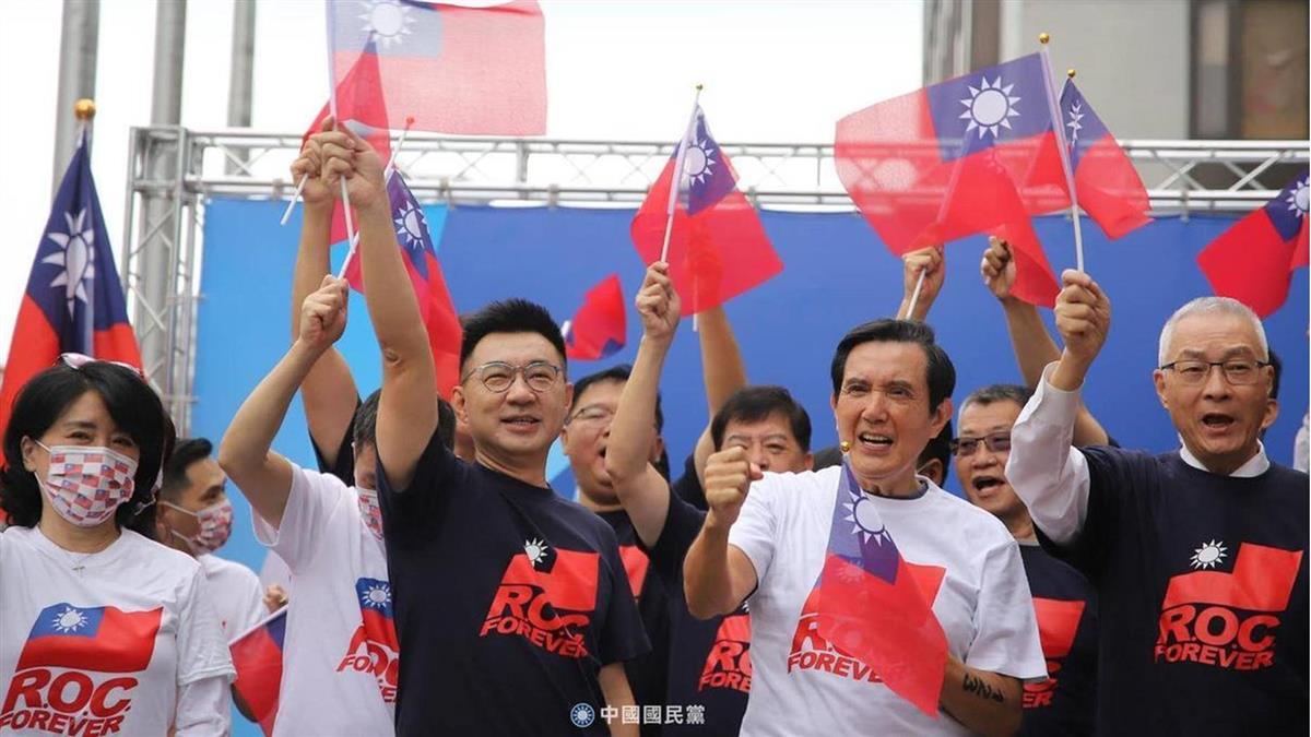 馬英九赴藍升旗火力全開 痛批蔡英文:中華民國淪配角