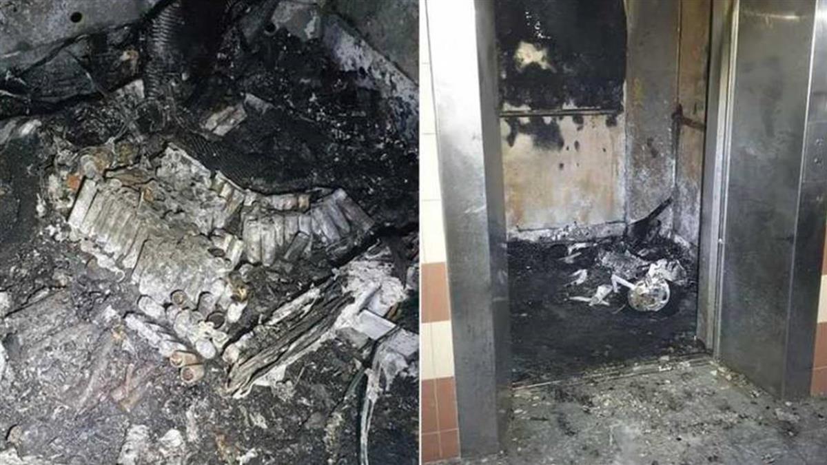 電動車突爆炸!外送男受困電梯慘叫 活活燒死畫面曝