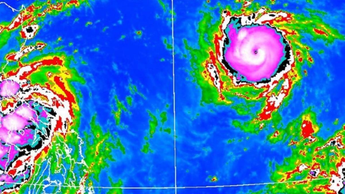「小鋼炮」璨樹威力有多強？ 看颱風眼牆顏色就知道