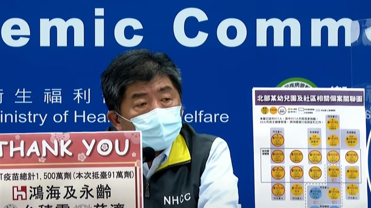 一張圖看懂幼兒園27人傳播鏈 陳時中曝2可能源頭