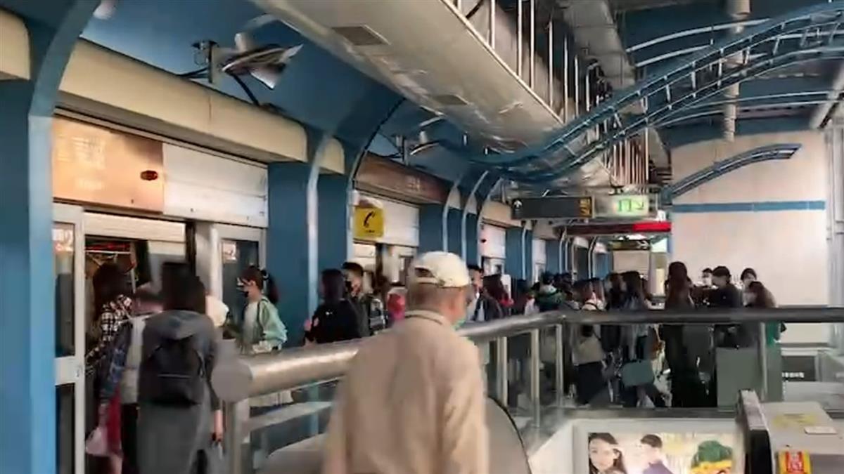 文湖線一度異常 東湖站40名乘客被請下車