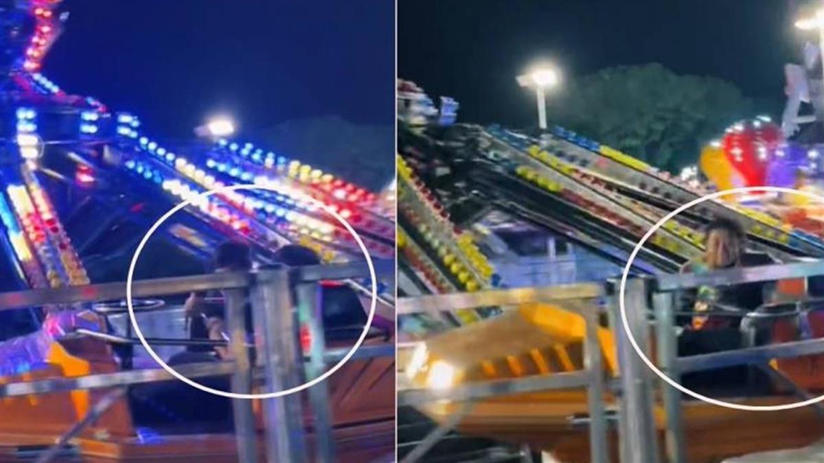 悚！母拍小孩坐遊樂設施 身旁男童轉一圈「詭異消失」