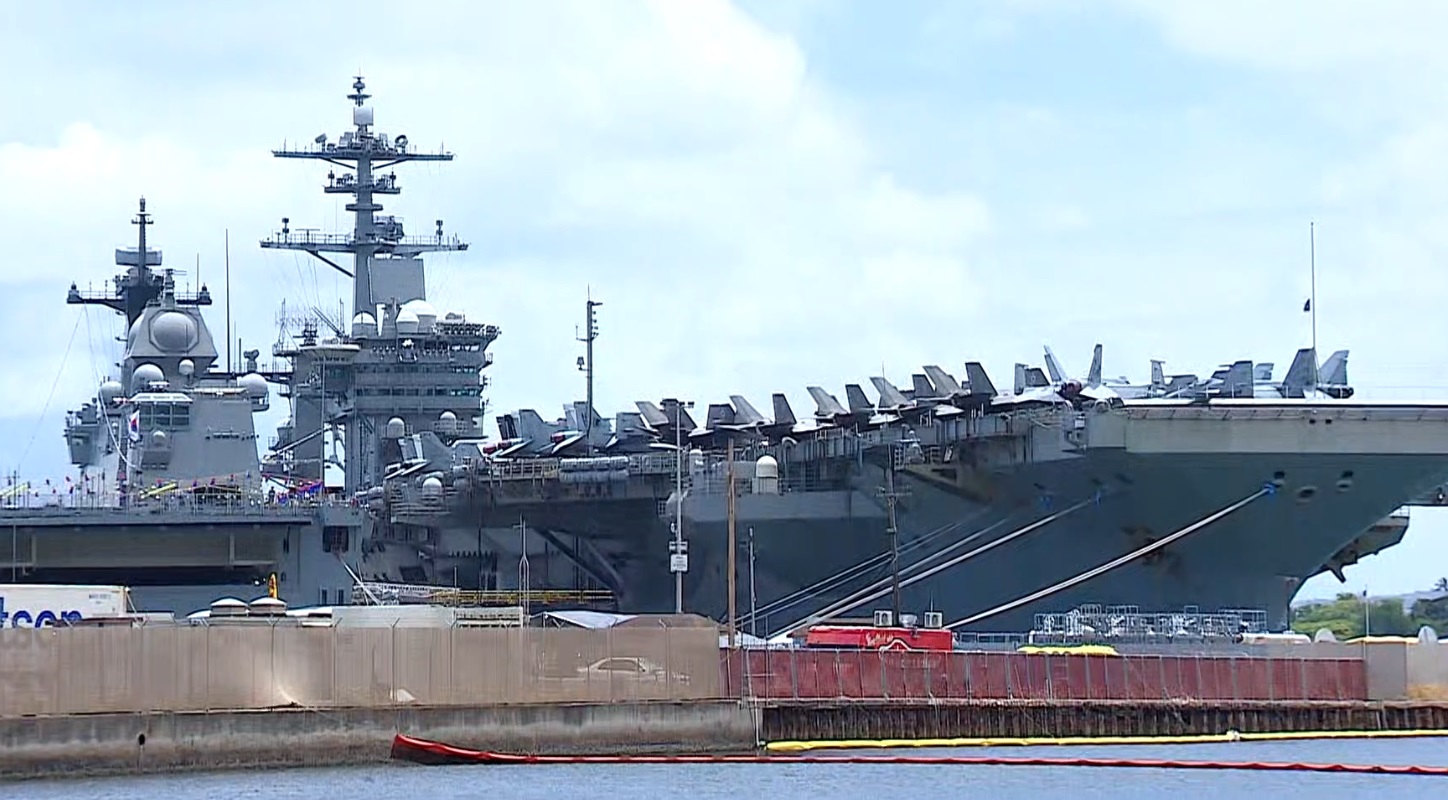 ▼林肯號重裝亮相。（圖／東森新聞）