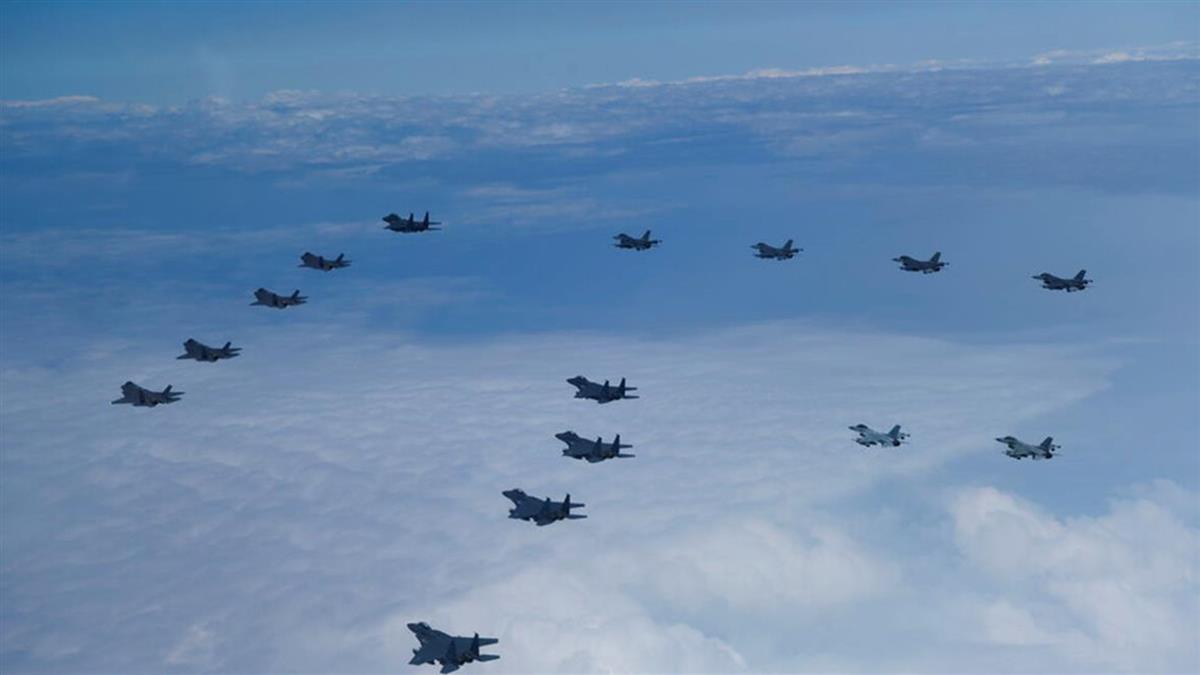 展現對北韓遏制力 F-35A戰機再度現蹤美韓軍演