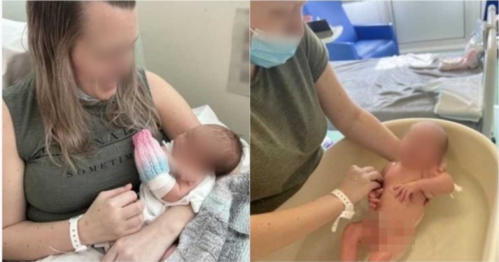 ▼英國一位空姐竟然不知道自己懷孕。（圖／圖／翻攝英國鏡報／CTWANT）