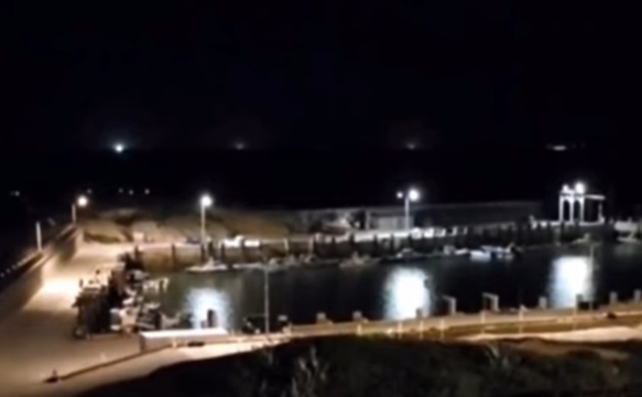 ▲▼金門駐軍發現共軍無人機，發射信號彈驅離。（圖／東森新聞）