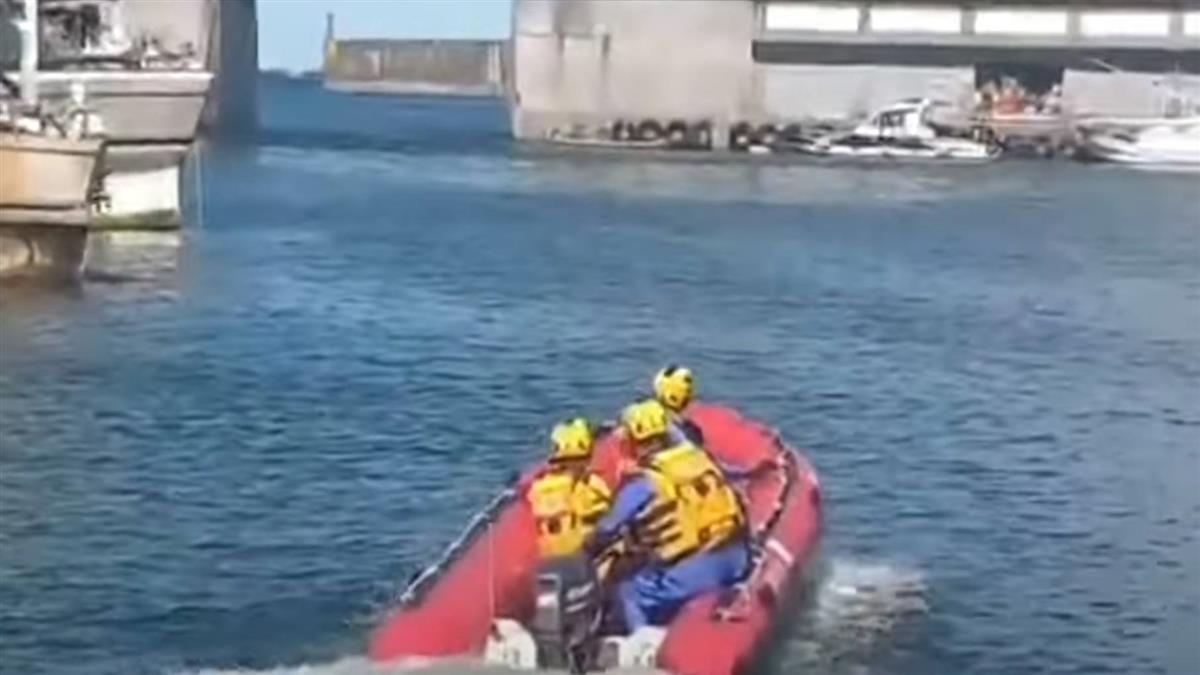 海上驚魂！玩SUP槳斷裂 漂流卡消波塊上