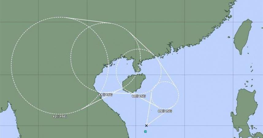 ▼熱帶低壓生成，最快將於今日增強為今年第7號颱風「木蘭」。（圖／翻攝自日本氣象廳）