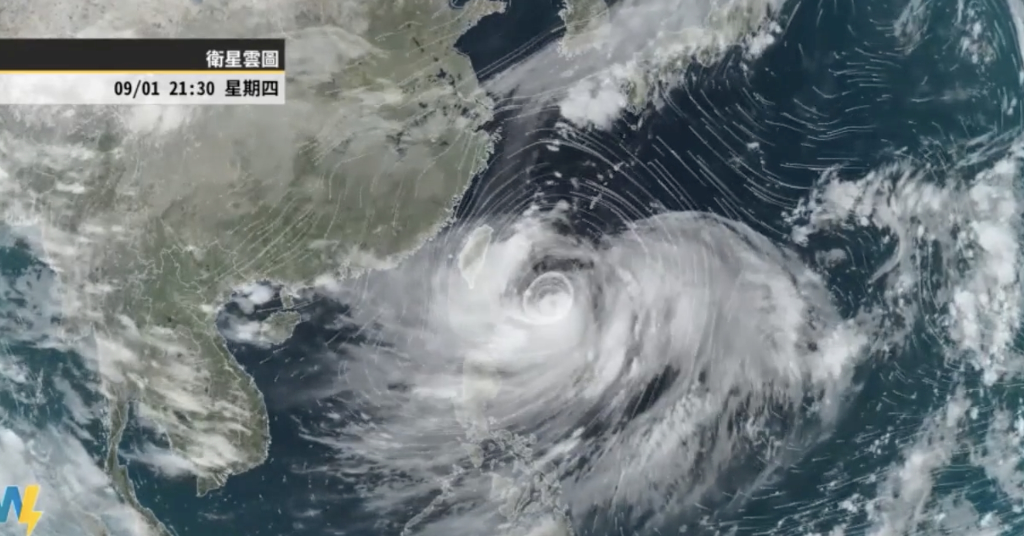 ▼軒嵐諾颱風如果路徑再偏西，就有可能發布陸警。（圖／翻攝自天氣風險 WeatherRisk臉書）