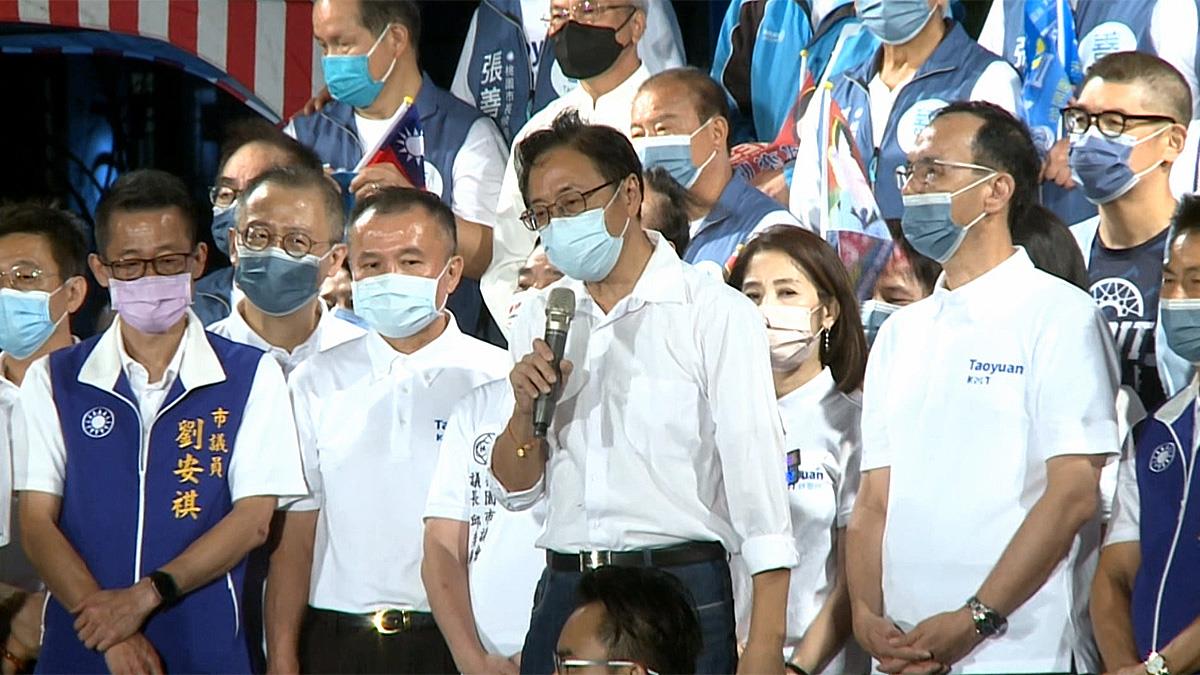 張善政.邱奕勝.朱立倫合體 成立競總湧入逾2萬人