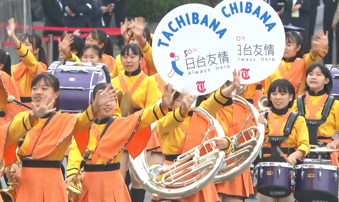 ▼日本京都橘高校對於團員訓練非常嚴格。（圖／東森新聞）