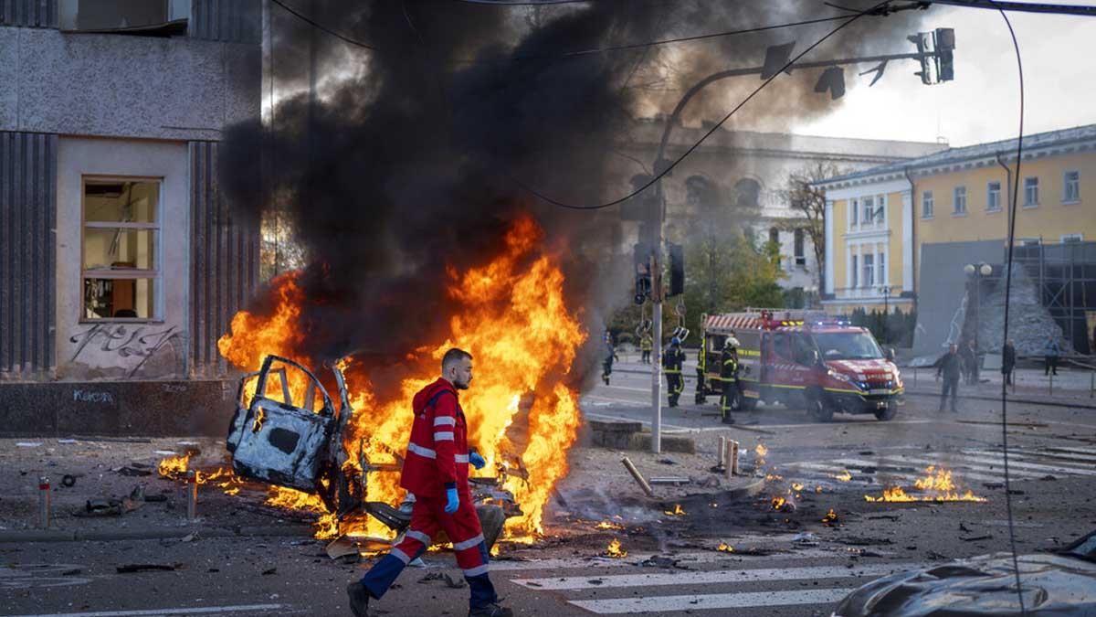 俄對烏克蘭射75枚飛彈釀11死64傷 歐盟及北約痛批