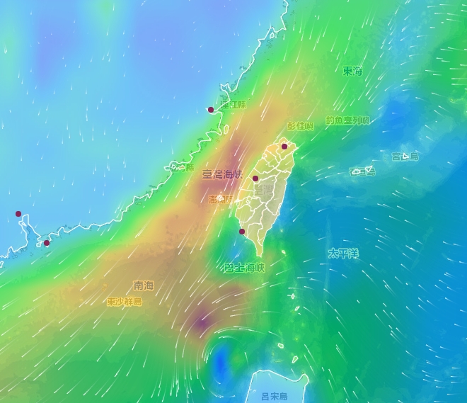 ▼氣象局指出，熱帶性低氣壓22日最靠近台灣。（圖／中央氣象局）