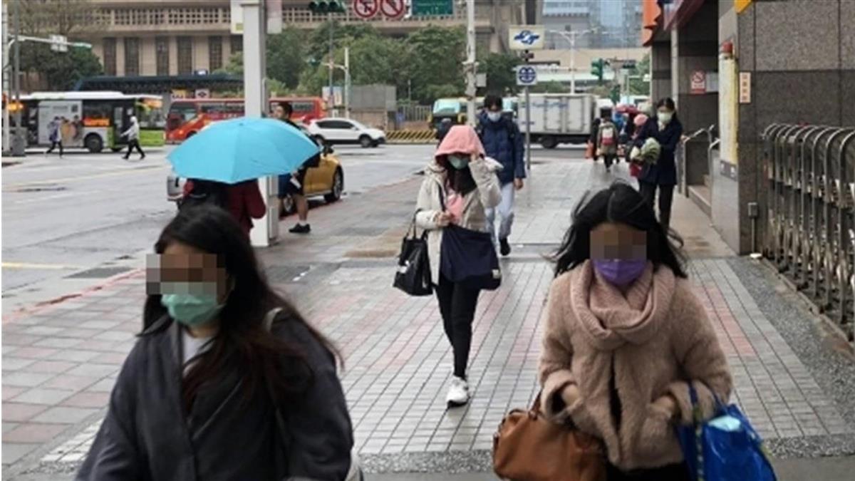▼中部以北以及西半部山區因中層水氣通過，則有降雨機率。（圖／東森新聞）