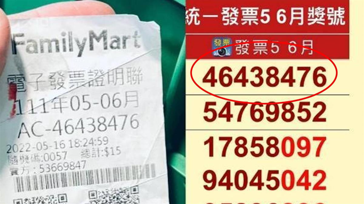 1000萬沒了！幸運兒發票過期 整晚睡不著大哭