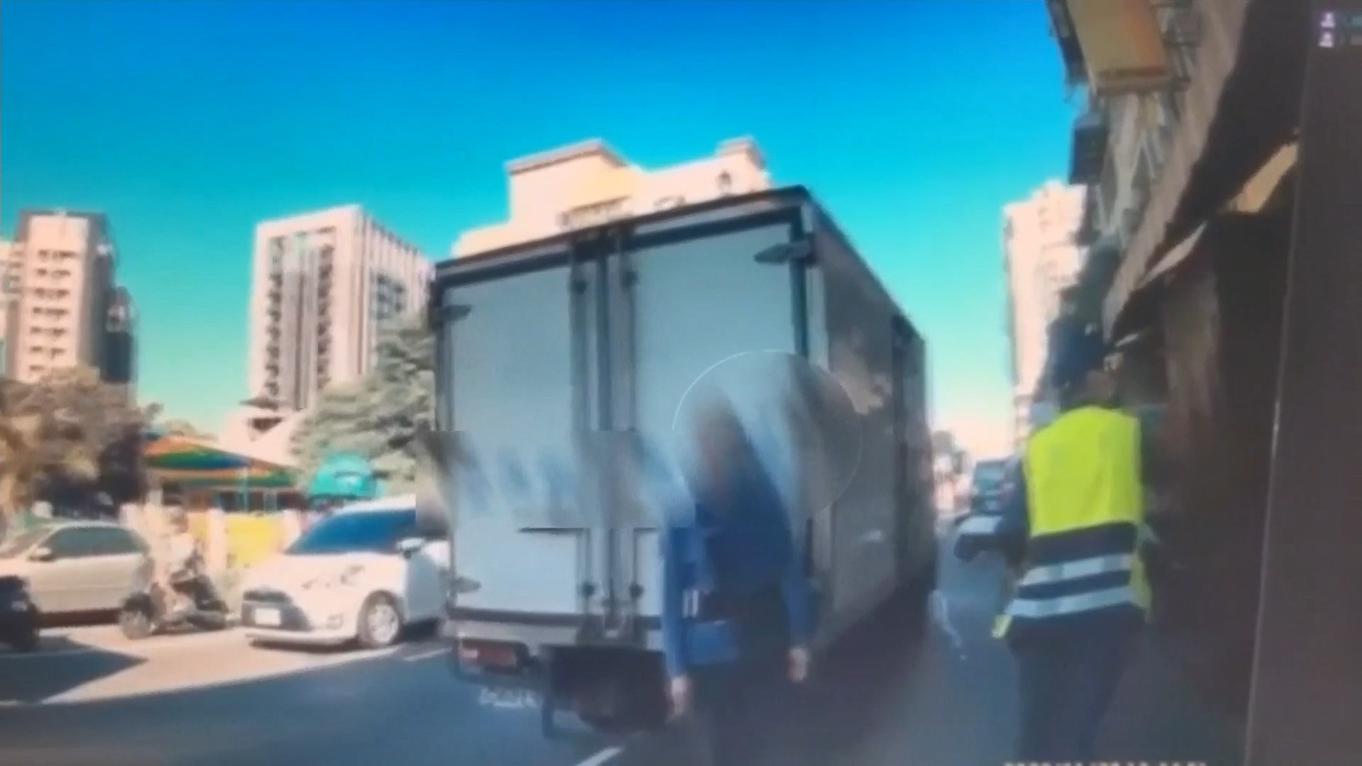 ▼小貨車駕駛酒測值0.40。（圖／東森新聞）