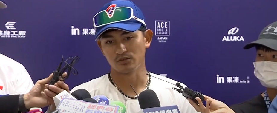 ▼中華隊球員林子偉提到他跟教練說再打一個好了。（圖／東森新聞）