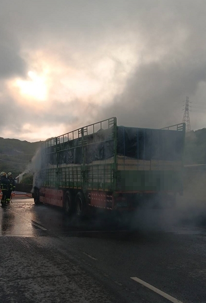 ▼目前火勢已經撲滅。（圖／東森新聞）