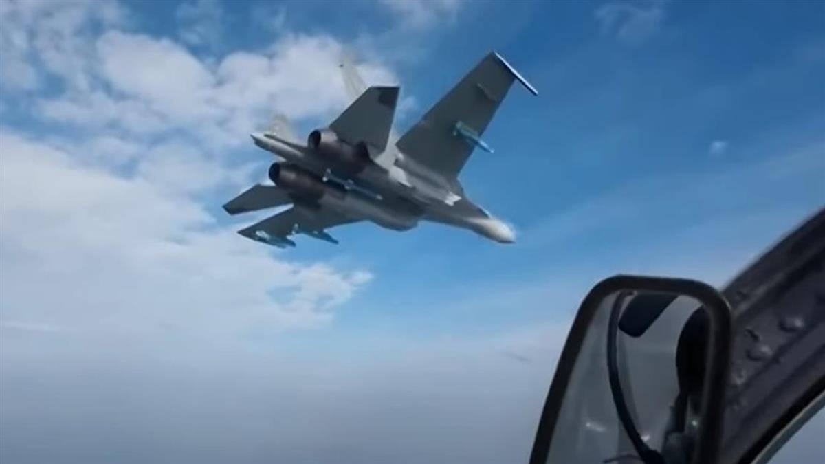 抗議「蔡麥會」 中共軍機擾台跨越海峽中線