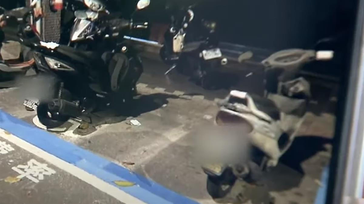 獨／連假回來驚見機車格遭「塗銷」 10車主被開單