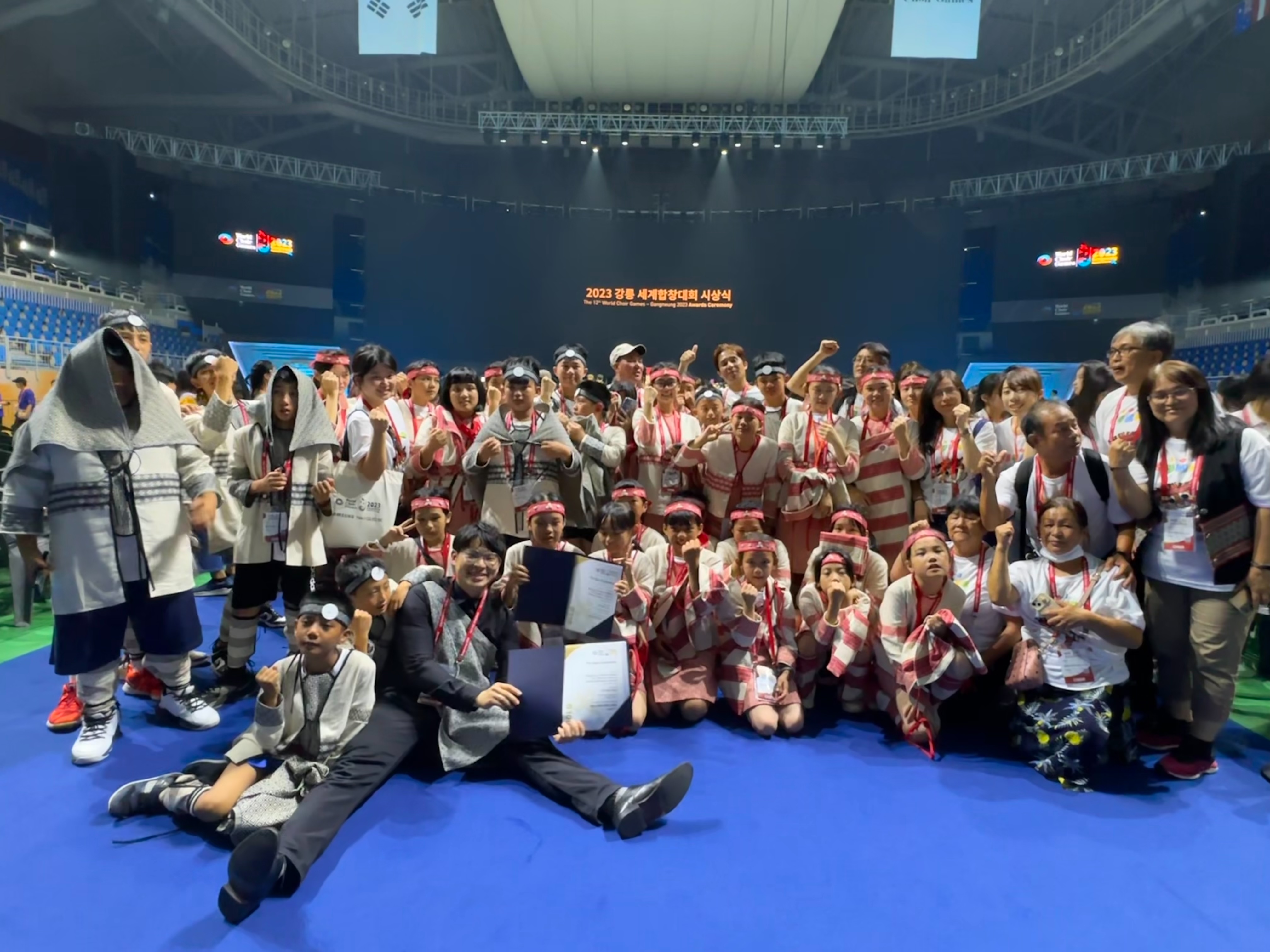 和泰集團「原夢國家隊」嘉興國小完成韓國第12屆世界合唱大賽,完美站上國際舞台。