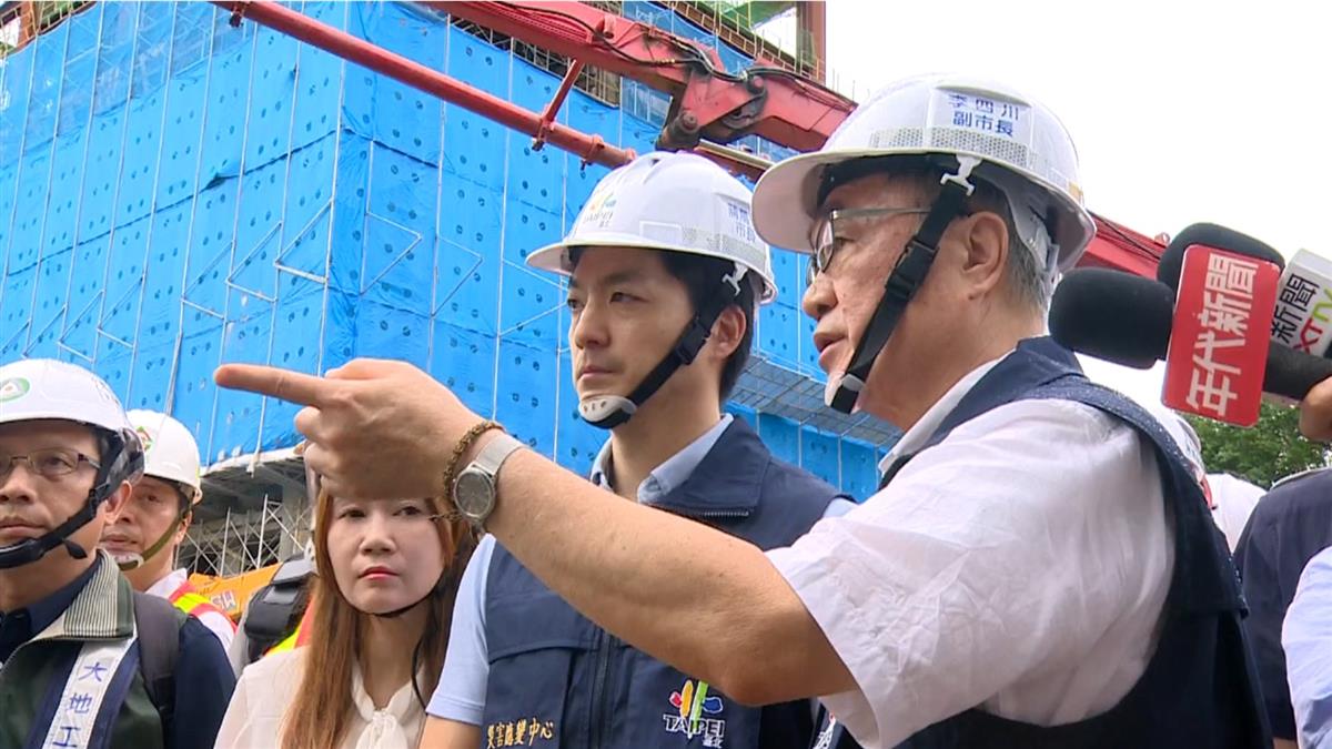 建案損鄰勘驗球員兼裁判 蔣萬安怒：基泰要負責