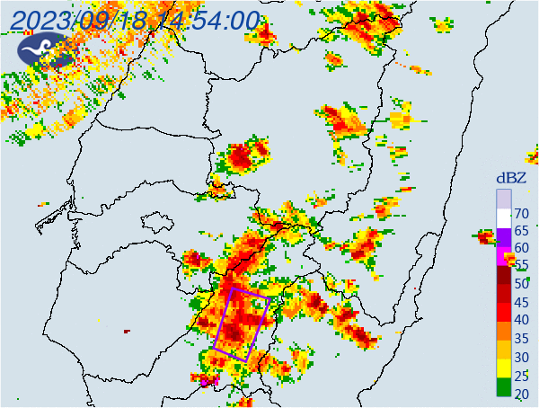 ▼高雄市發布大雷雨即時訊息。（圖／氣象署）