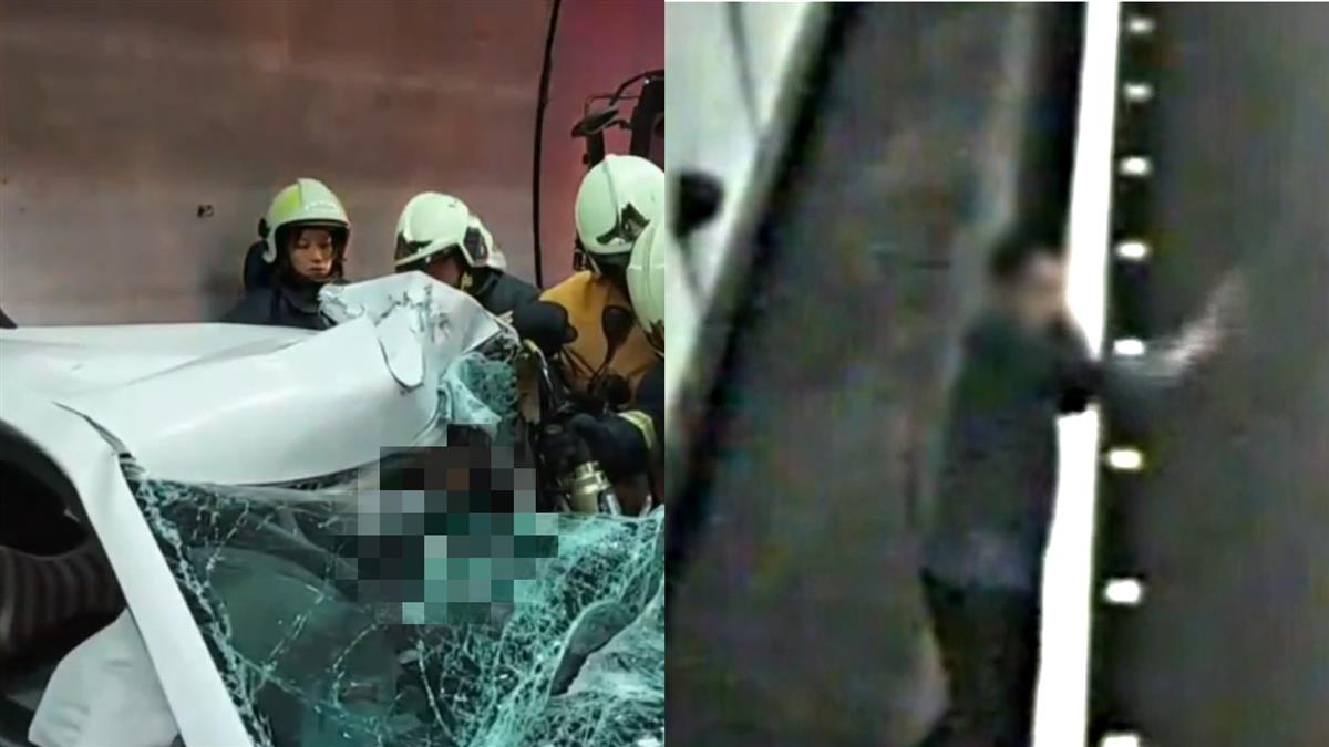 雪隧死亡車禍！白牌車追撞「故障貨車」駕駛頭重創亡