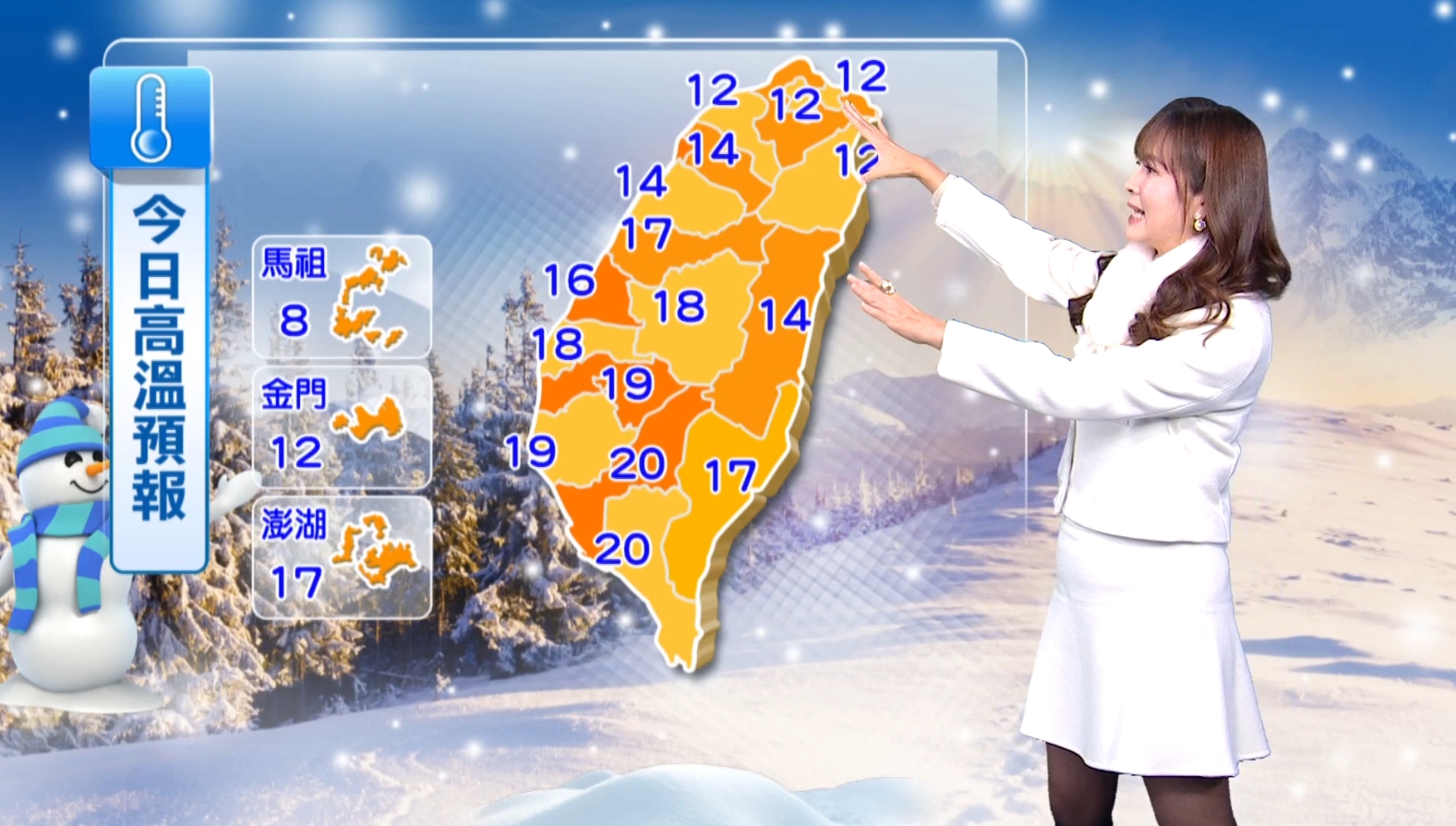 ▼今天整體高溫曝光。（圖／東森新聞）