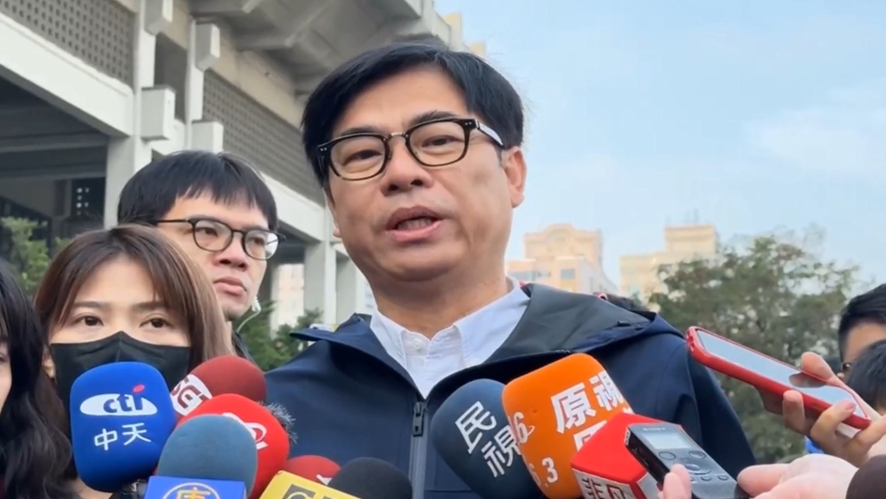 ▼高雄市長陳其邁回應。（圖／東森新聞）