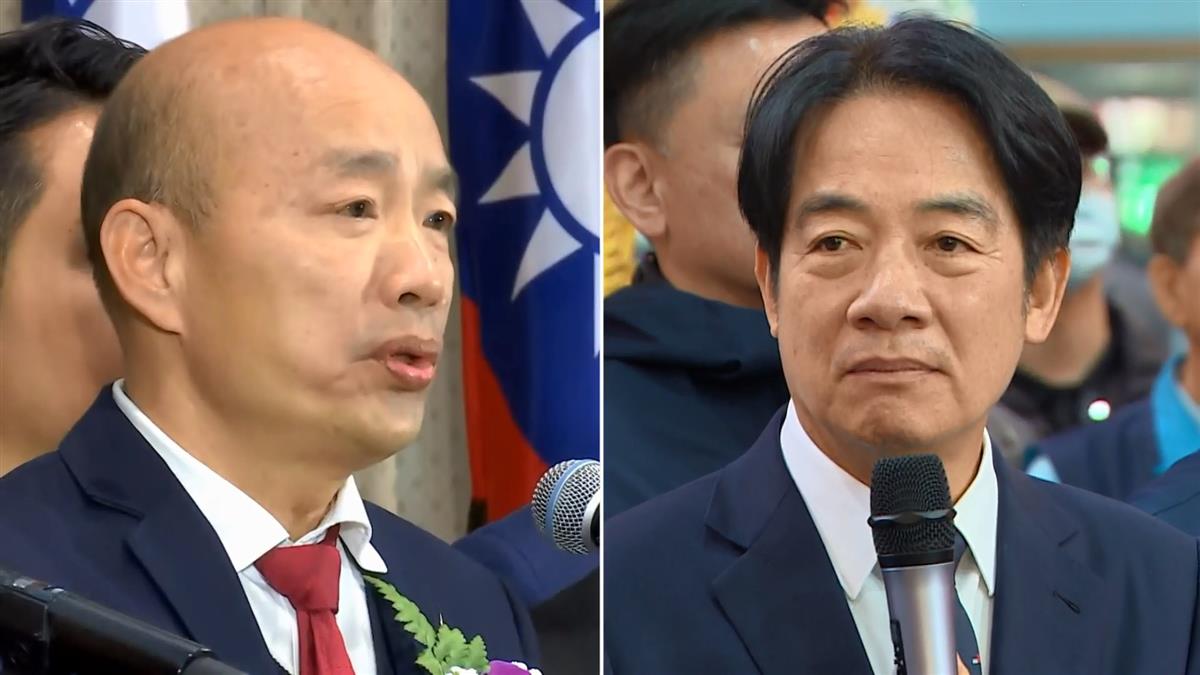 520同框交鋒！ 賴清德就職 將從韓國瑜手中接下國璽