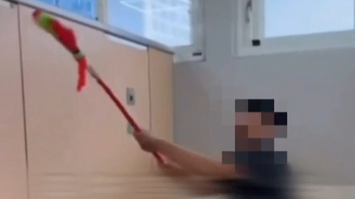 台北市某公立高職學生畢業後，在學校搞破壞。（圖／翻攝自 黑色豪門企業臉書）